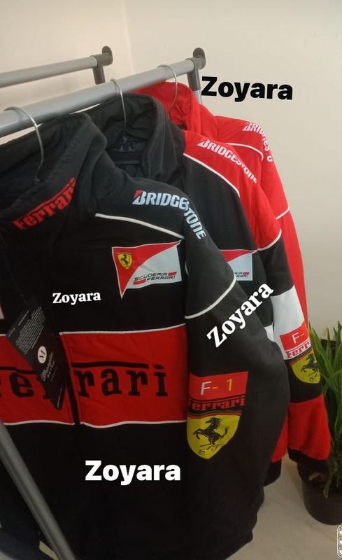 Ferrari Vintage F1 bomber jacket print and embroidery mixed - Image 7