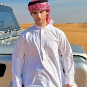 ZOYARA Premium Saudi/ Indonesian Thobe with scarf free